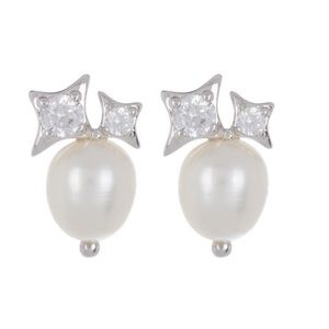 Nadri Freshwater Pearl Earrings